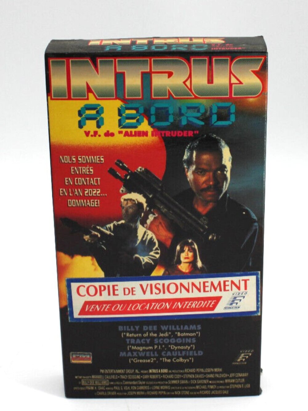 Intrus A Bord/ Alien Intruder (VHS)(French) READ Maxwell CAulfield